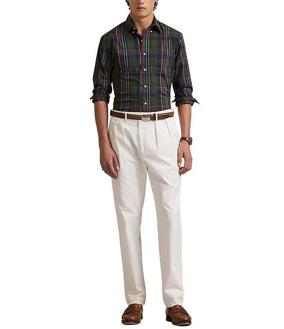 Polo Ralph Lauren Classic Fit Performance Stretch Medium Plaid Madras Long Sleeve Woven Shirt Product Image