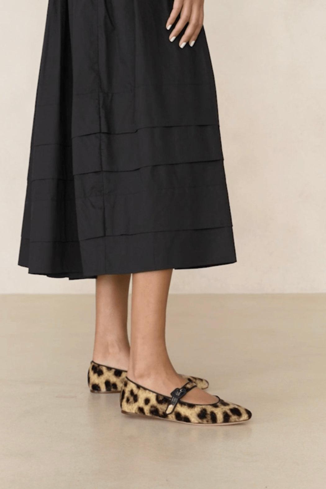 Leopard Velvet Mary-Jane Product Image