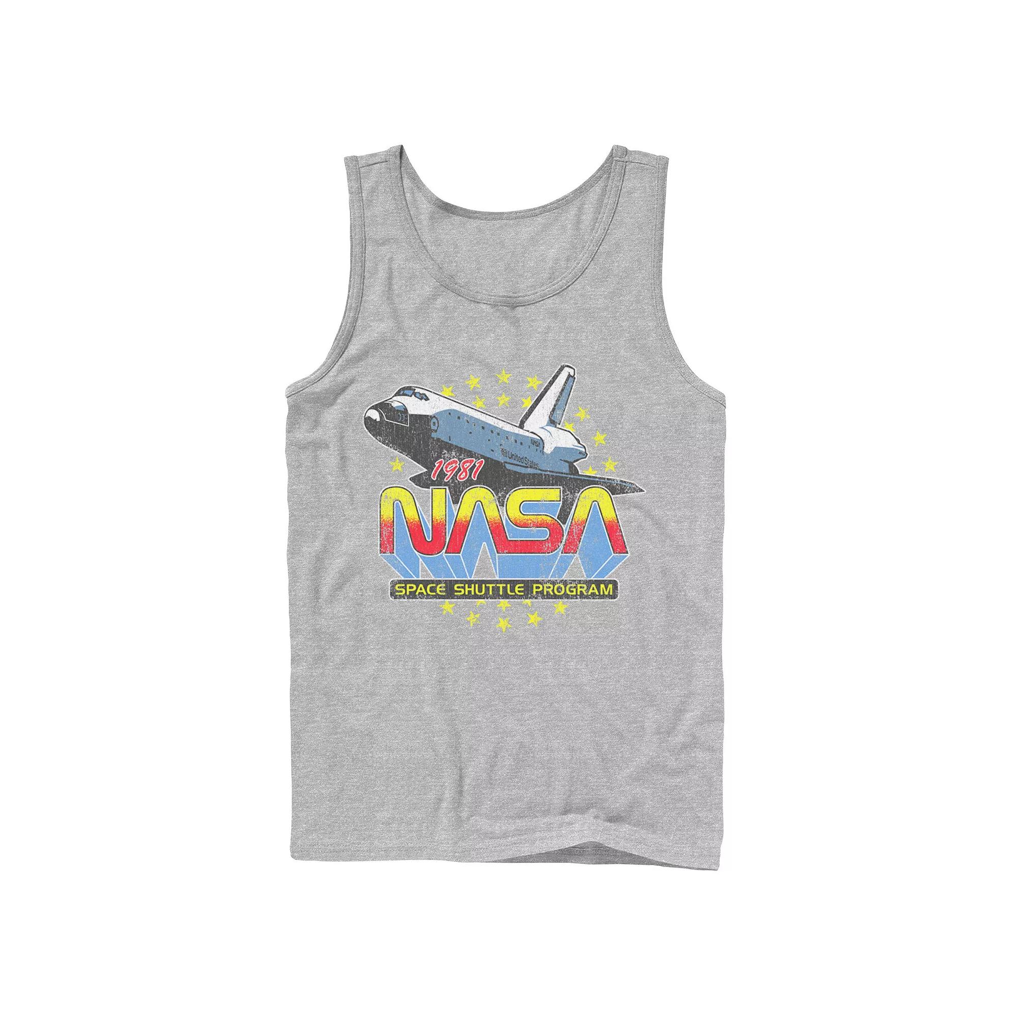 Men's NASA Retro Space Shuttle Program Graphic Tank Top,  Product Image