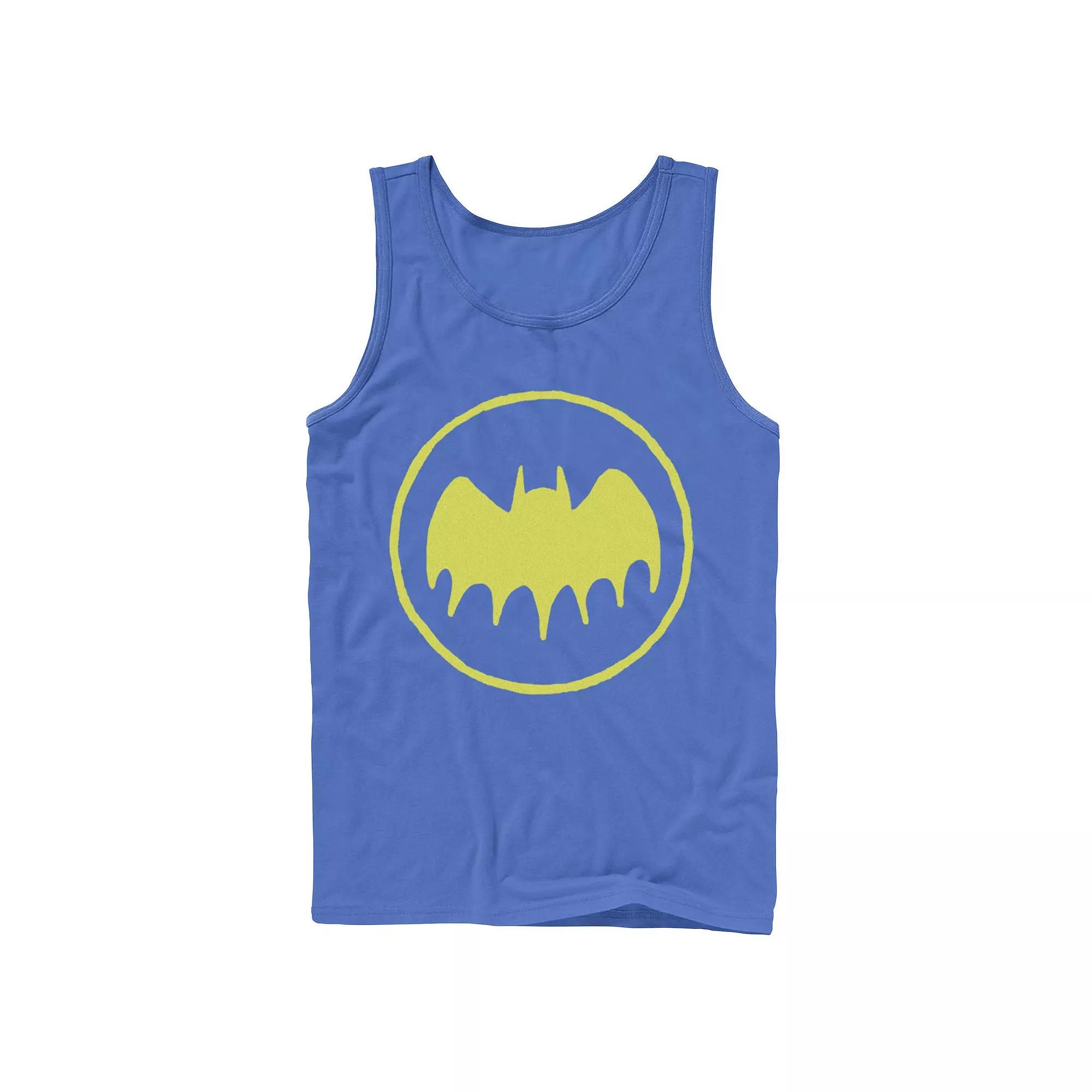 Men's DC Comics Batman Hand Drawn Logo Tank Top,  Product Image