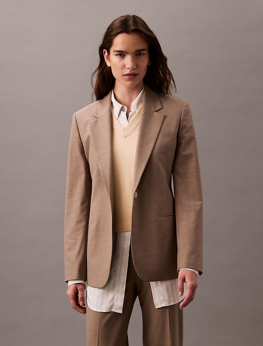 Refined Stretch Cinched Blazer Product Image