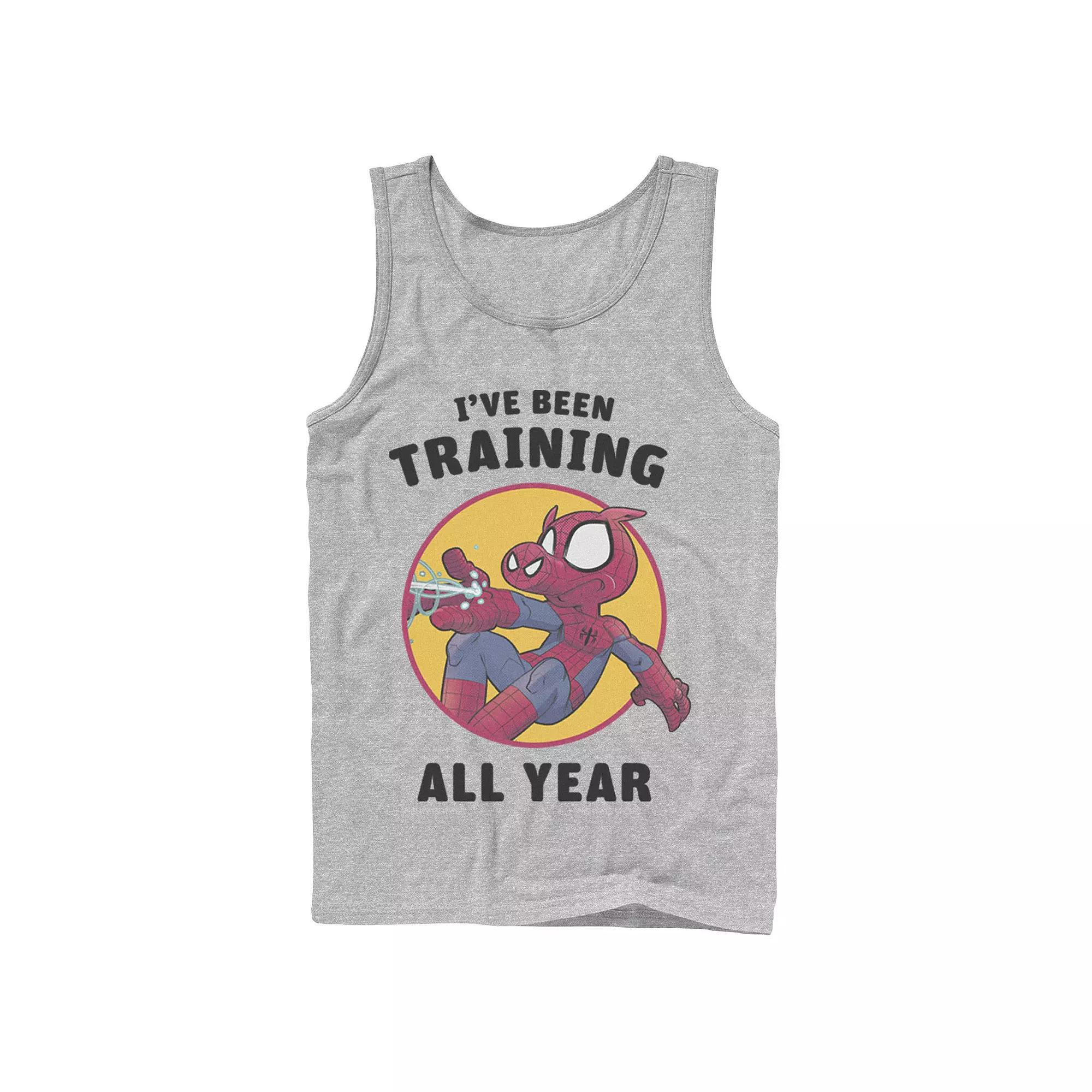 Men's Marvel Spider-Ham I've Been Training All Year Tank Top, Boy's,  Product Image
