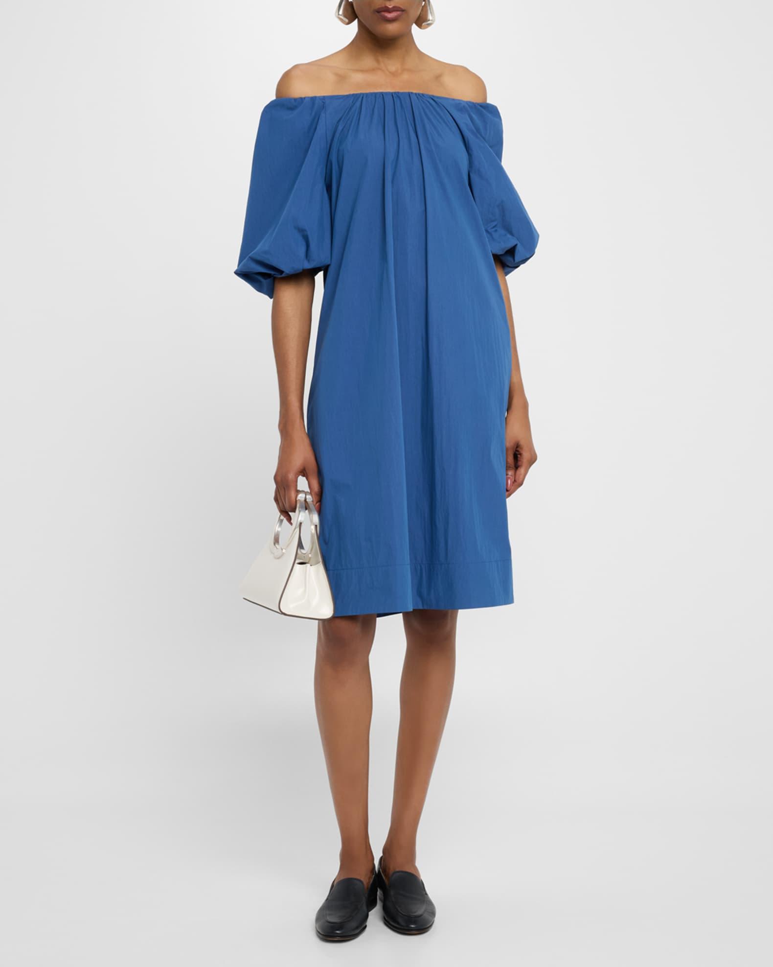 Ruched Off-Shoulder Dress Product Image