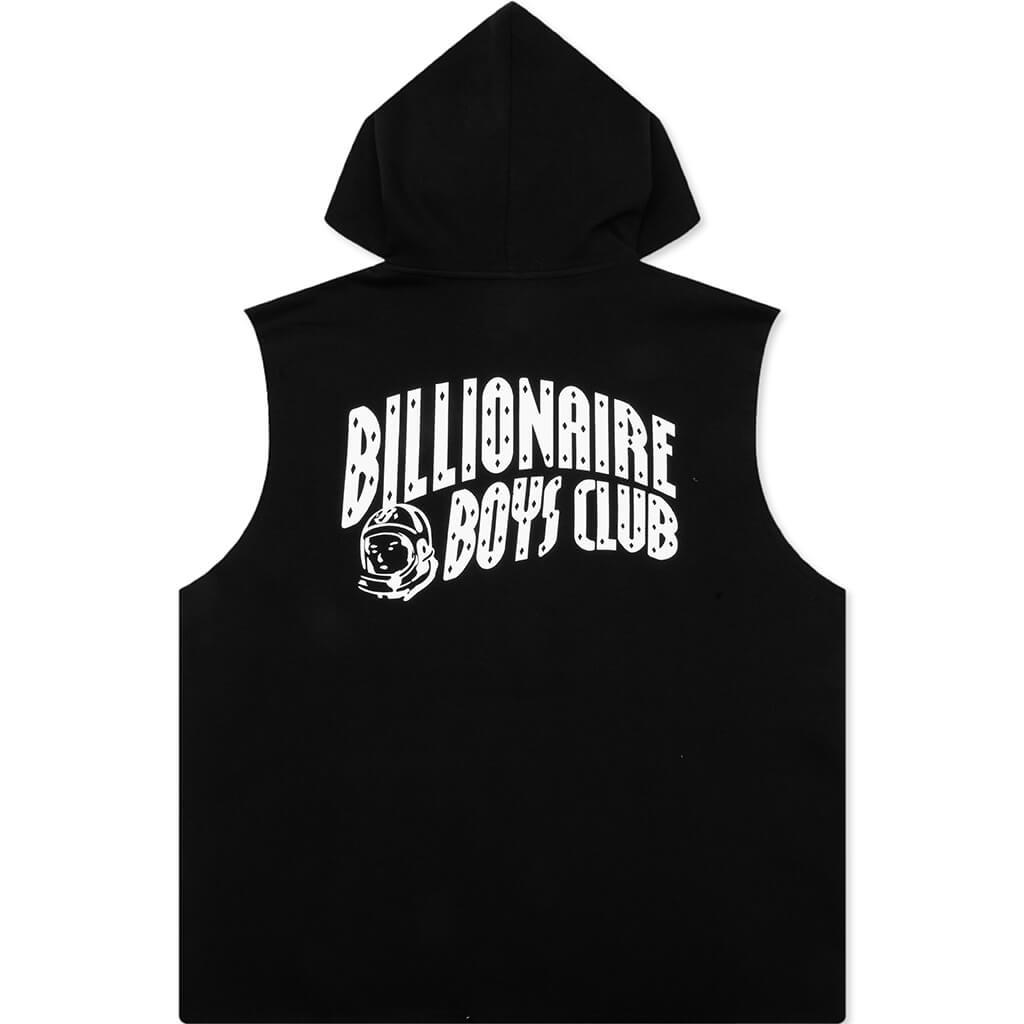 Space Sleeveless Hoodie - Black Male Product Image