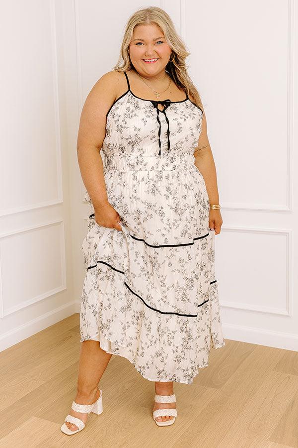 Wildflower Fields Midi Dress Curves Product Image