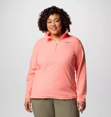Columbia Womens Lake Aloha Half Zip Fleece Pullover - Plus Size- Product Image