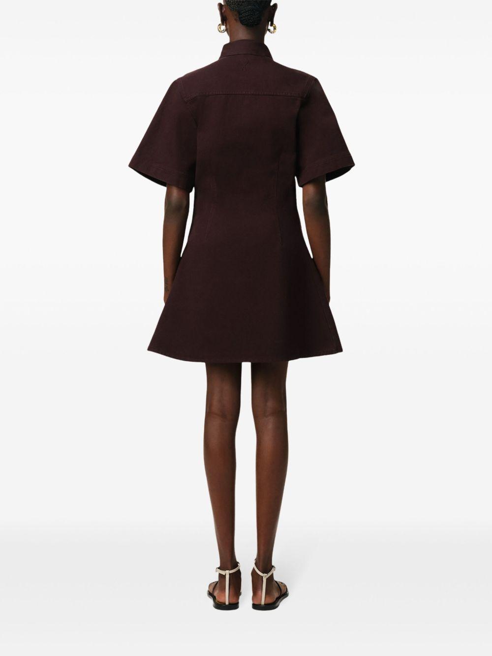 short-sleeve shirt dress Product Image