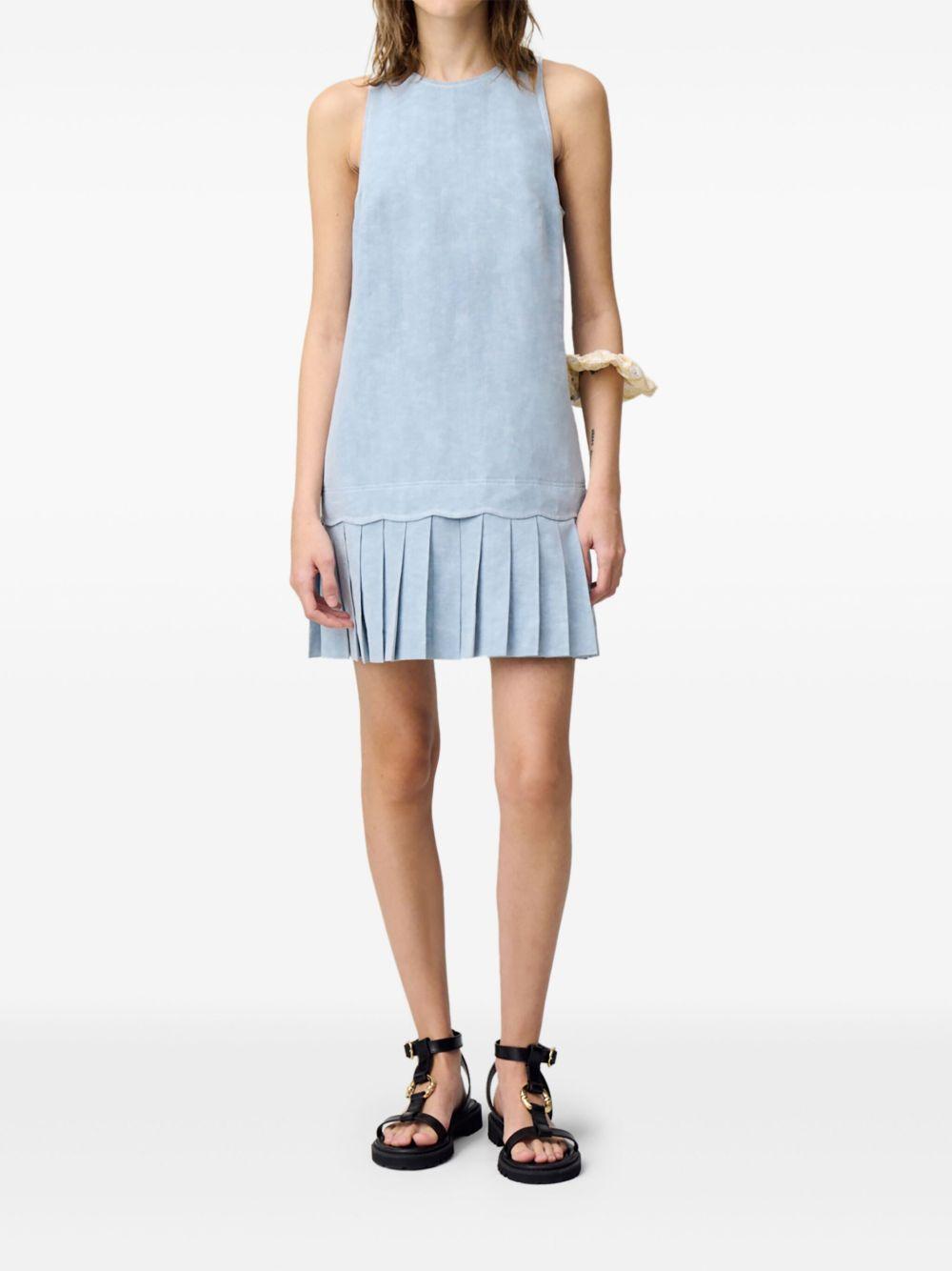 pleat-detailing mini dress Product Image