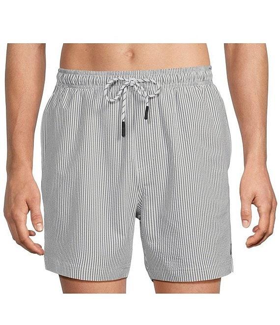 Cremieux Seersucker 6#double; Swim Trunks Product Image