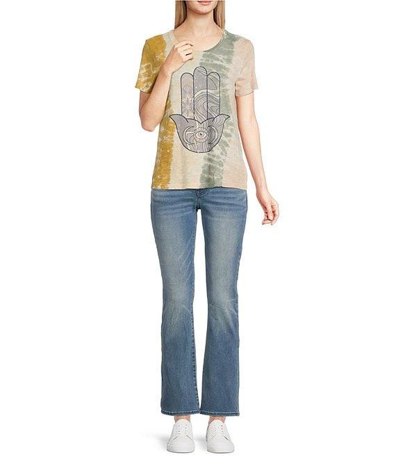 Lucky Brand Sweet Boot Mid Rise 5-Pocket Stretch Denim Boot Leg Ankle Jean Product Image