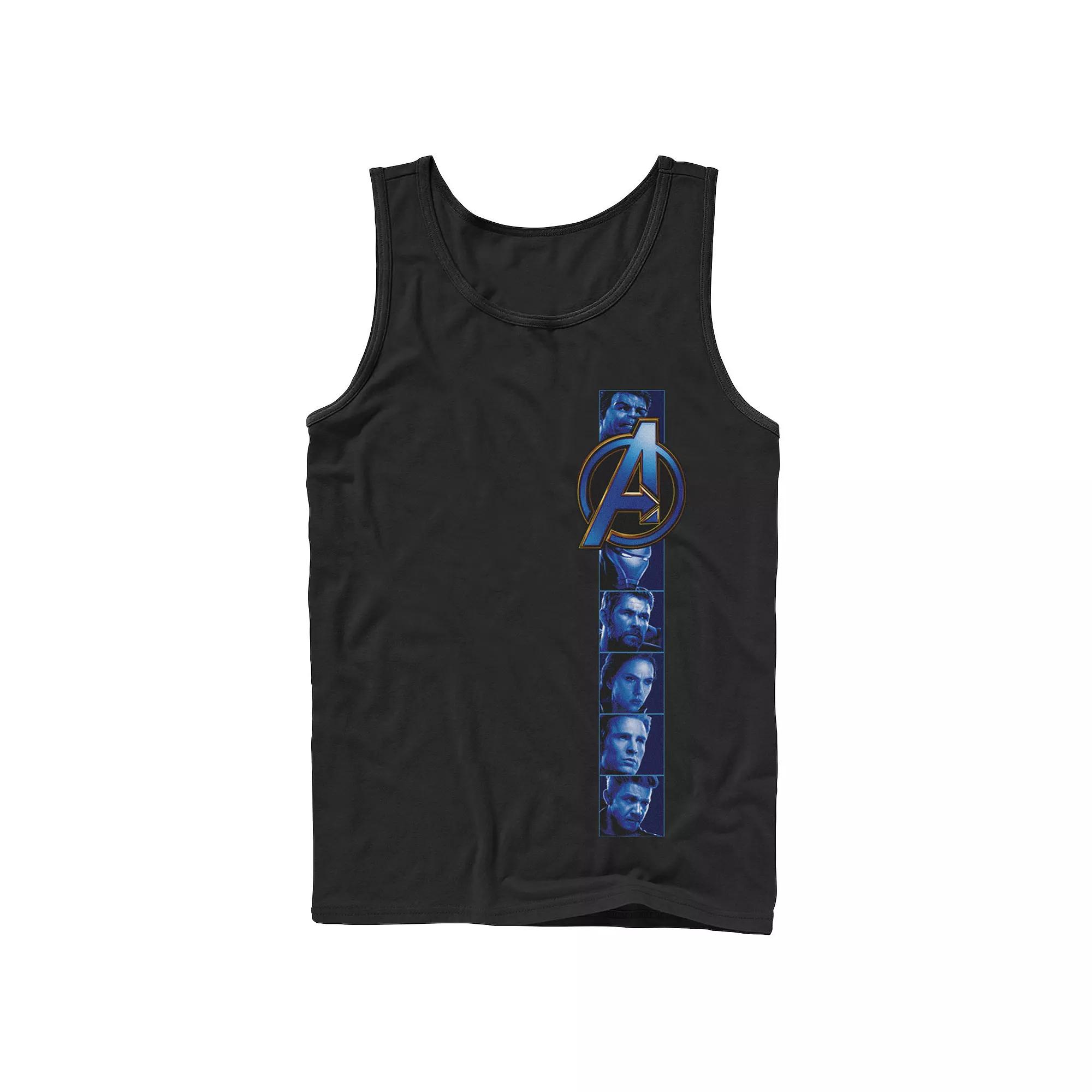 Men's Marvel Avengers Endgame Hero Vertical Shot Tank Top,  Product Image