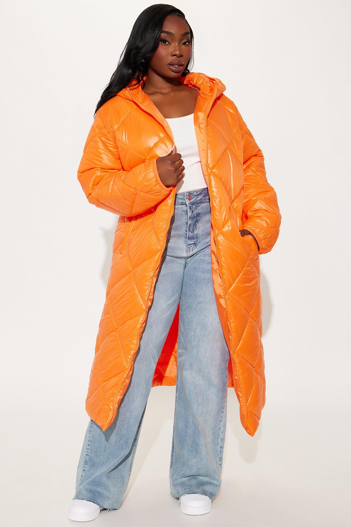 Everyday Swag Long Puffer - Orange Product Image