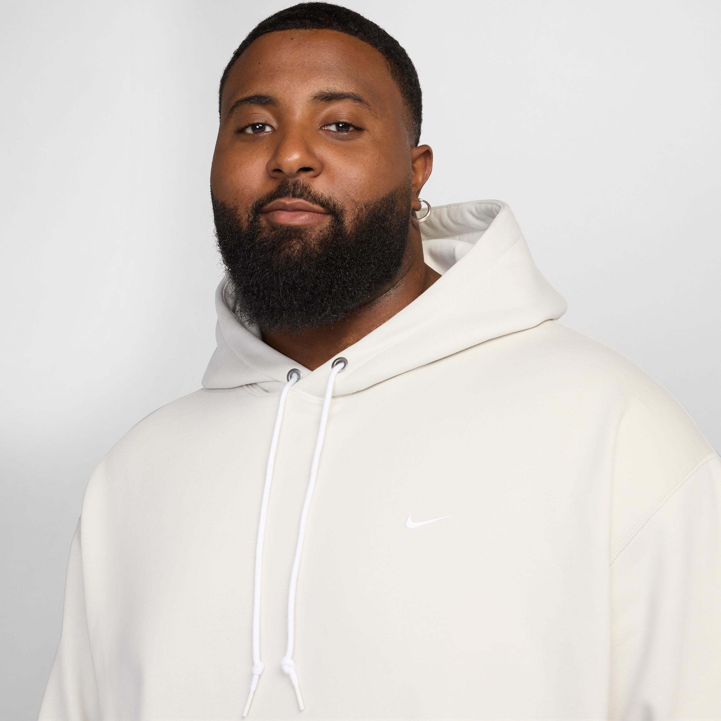 Nike Mens Solo Swoosh Fleece Pullover Hoodie | DX1355-072 Product Image