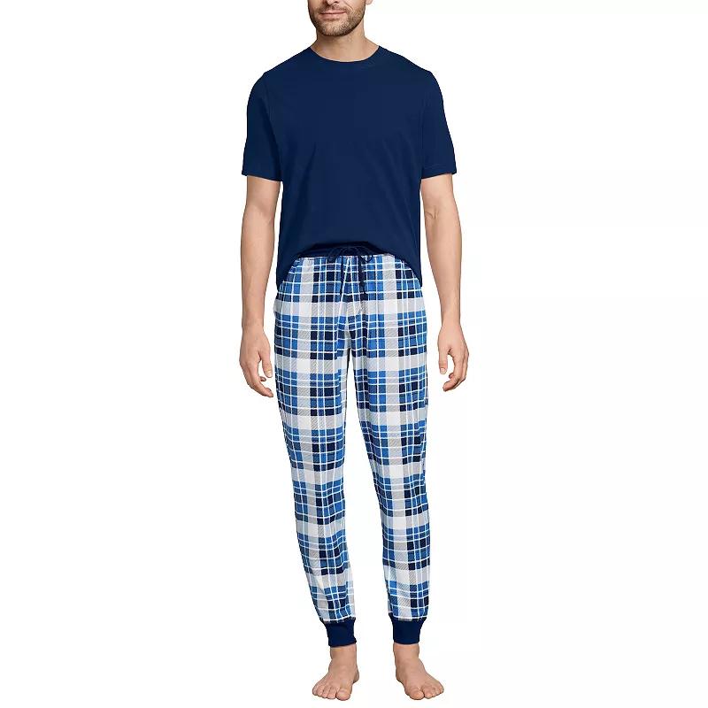 Men's Lands' End Jersey Pajama Sleep Set,  Product Image