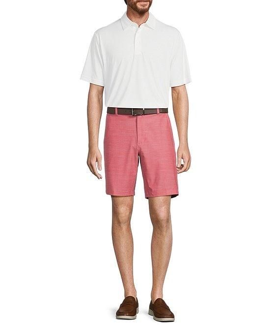 Roundtree & Yorke Performance Stretch Classic Fit Flat Front 9#double; Shorts Product Image