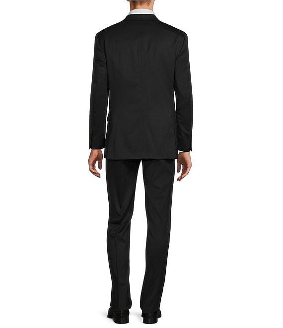 Hart Schaffner Marx Modern Fit Flat-Front Solid 2-Piece Suit Product Image