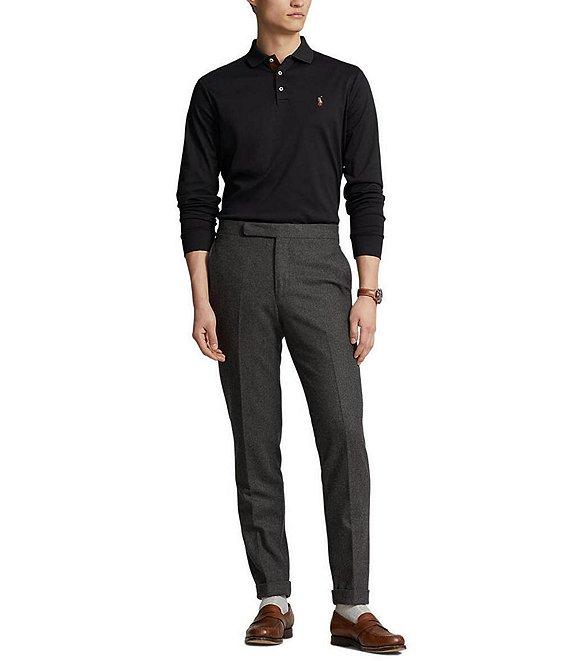 Polo Ralph Lauren Classic Fit Soft Cotton Long Sleeve Polo Shirt Product Image