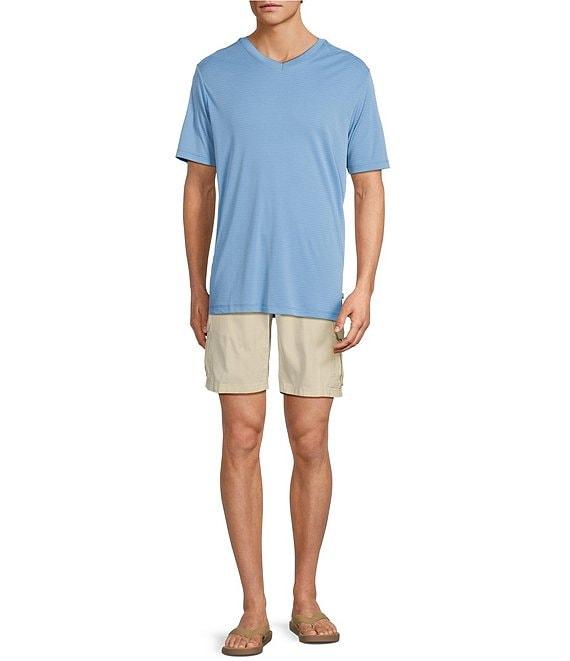 Tommy Bahama Bay Stripe V-Neck Short Sleeve T-Shirt Product Image