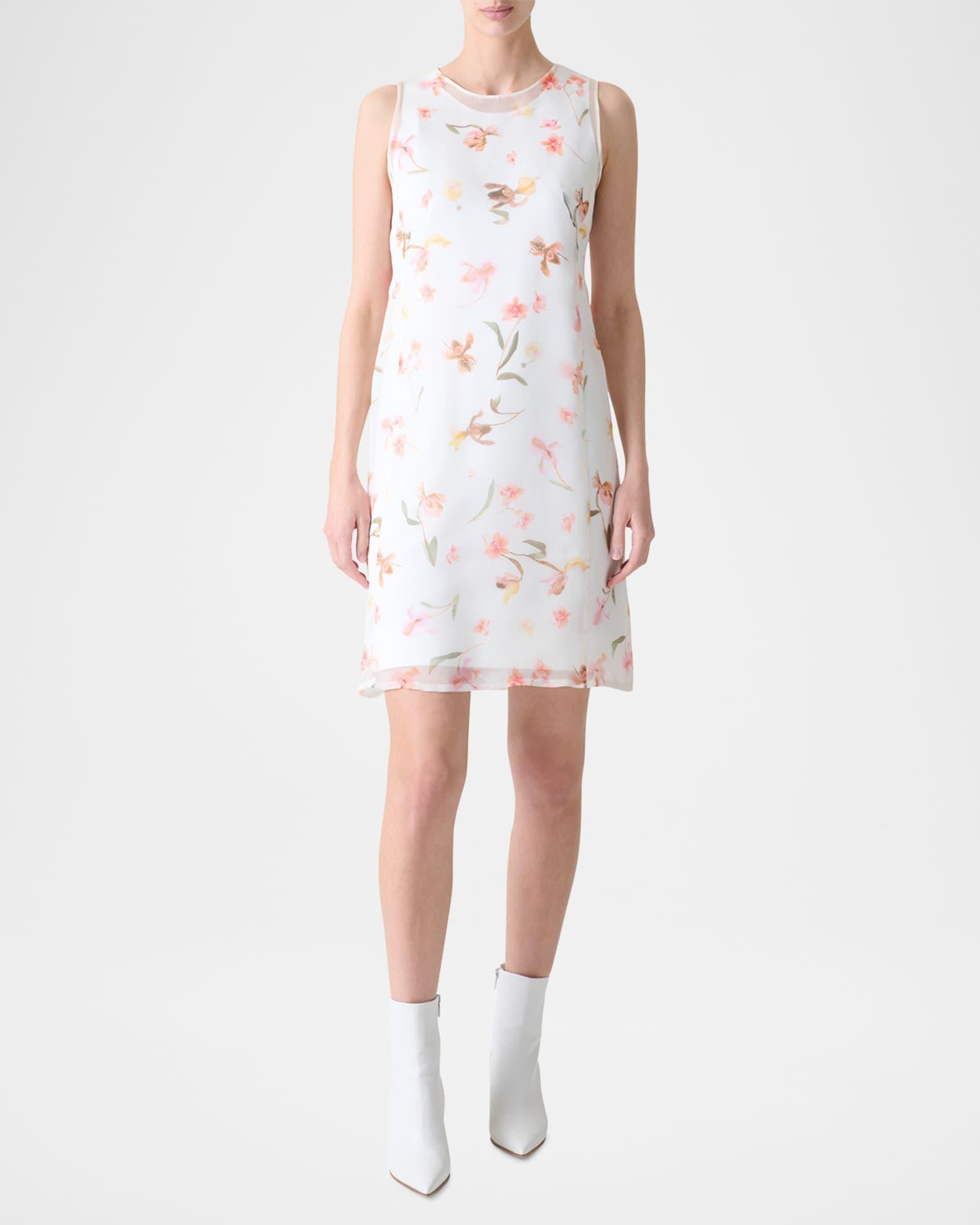 Floral Layered Sleeveless Mini Dress Product Image