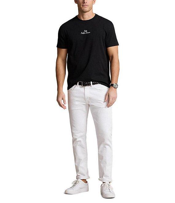 Polo Ralph Lauren Short Sleeve Classic Fit Chain-Stitch Logo Jersey T-Shirt Product Image
