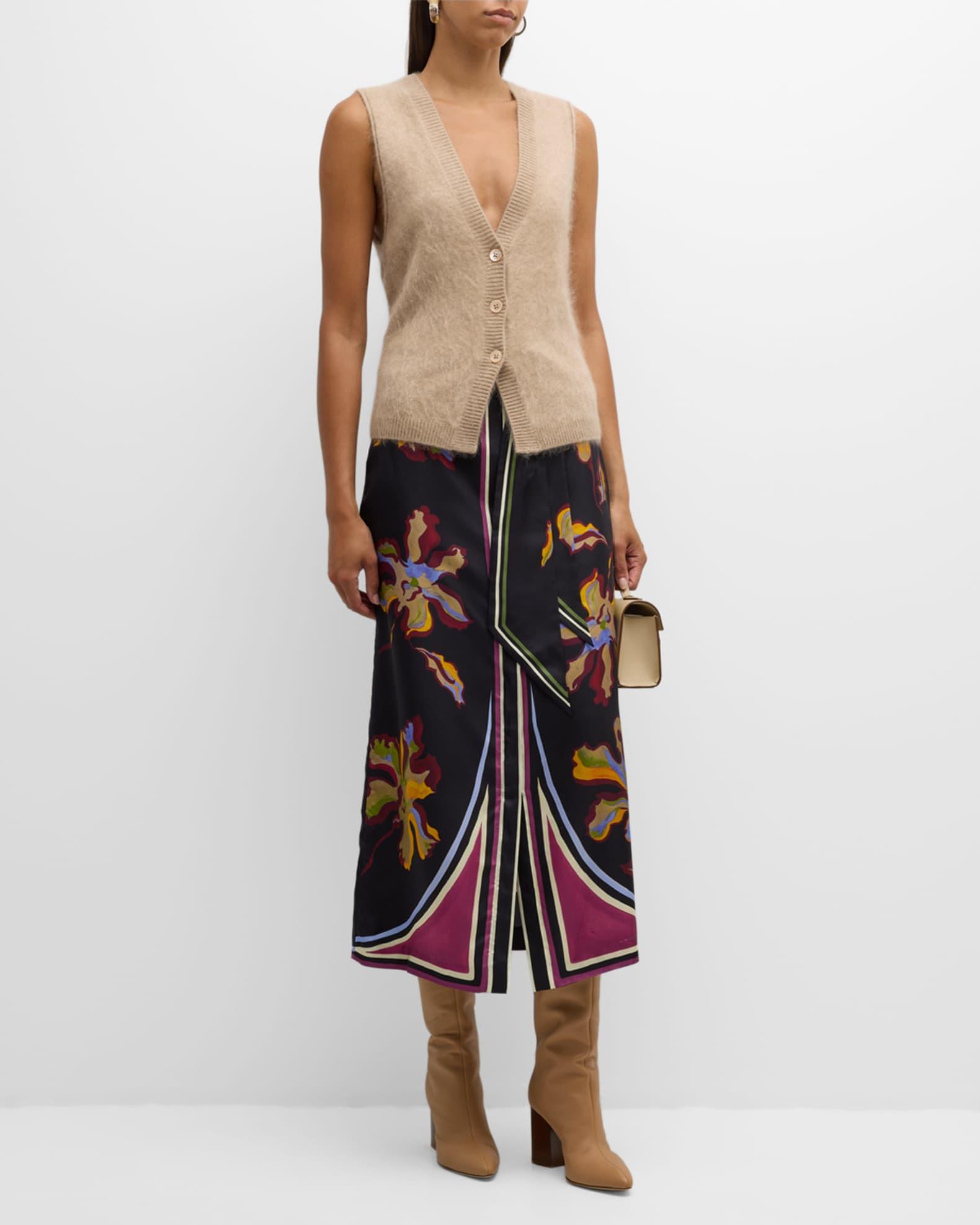 Fluffy Luxury Sleeveless Cashmere Top Product Image