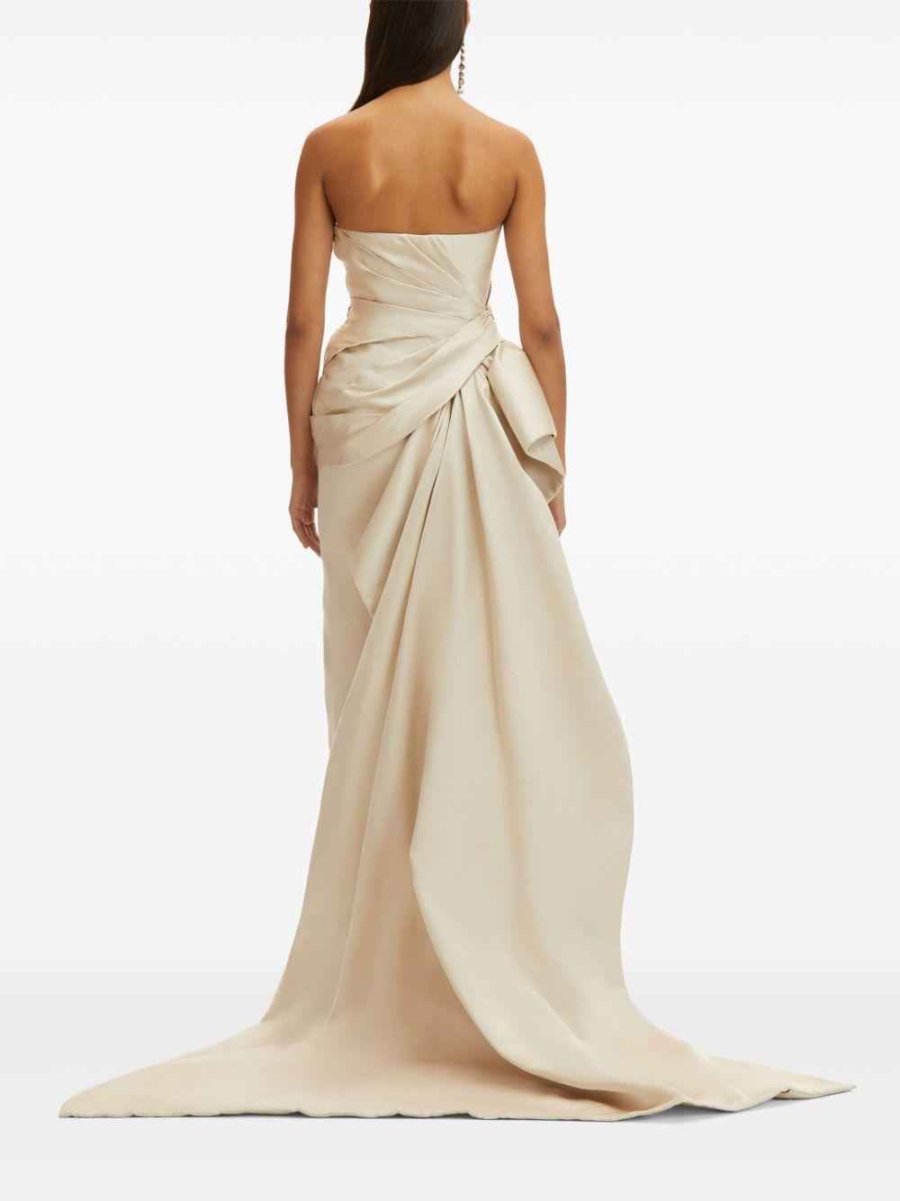 Bow Detail trumpet gown Product Image