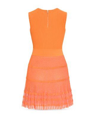 Sheer Knit Mini Dress Product Image