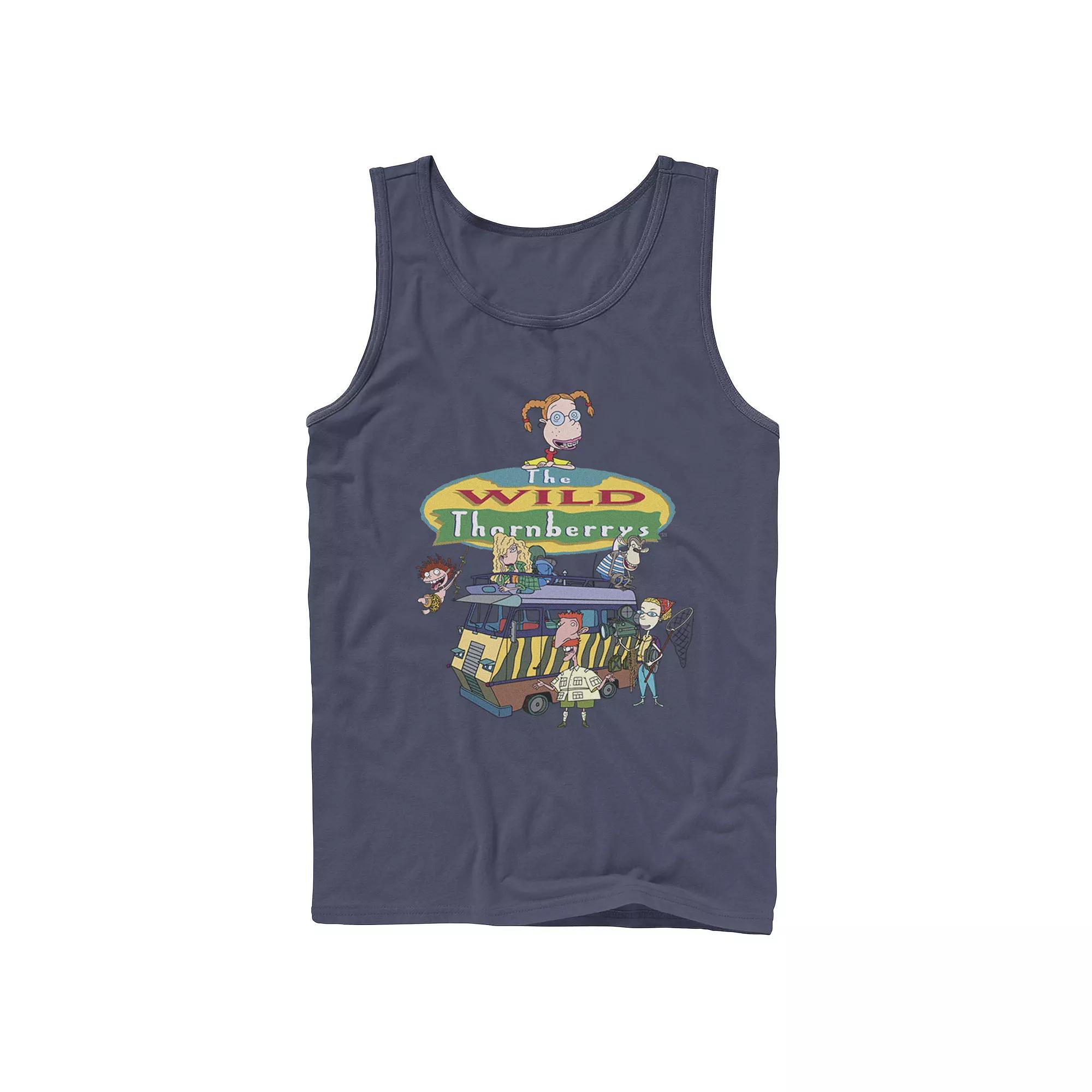 Men's Nickelodeon The Wild Thornberrys Family RV Logo Tank Top,  Product Image