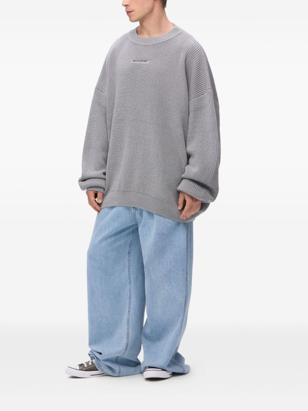 ribbed crew-neck sweater Product Image