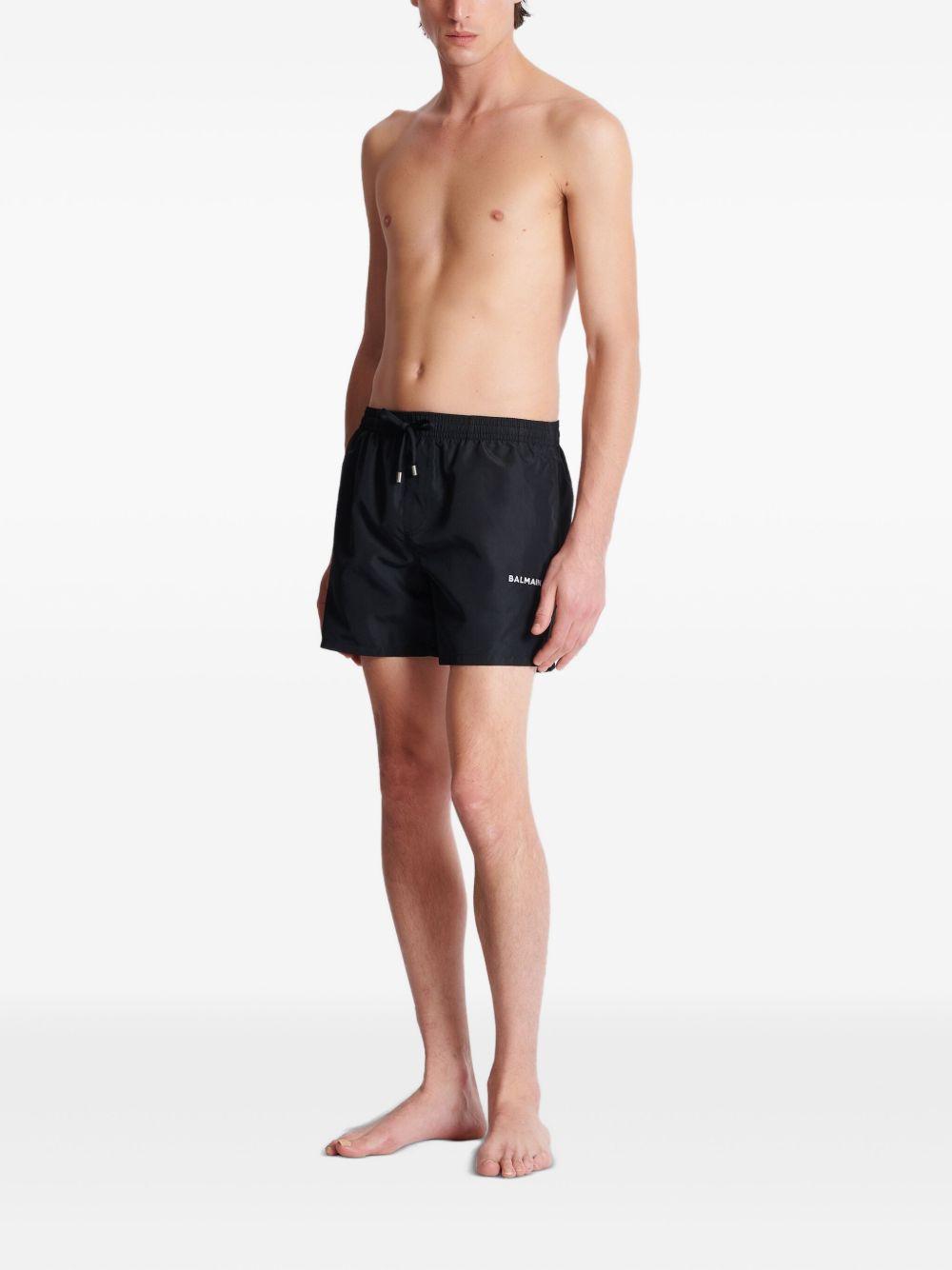 logo-embroidered swim shorts  Product Image