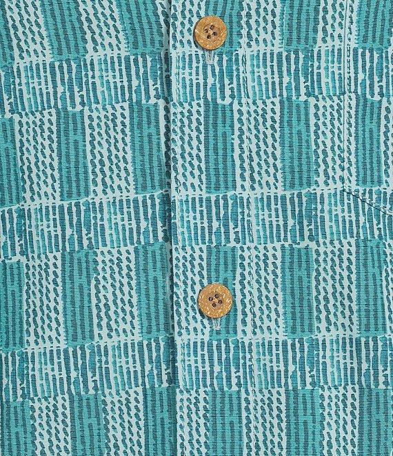 Tommy Bahama IslandZone Coconut Point Siena Geo Short Sleeve Woven Shirt Product Image