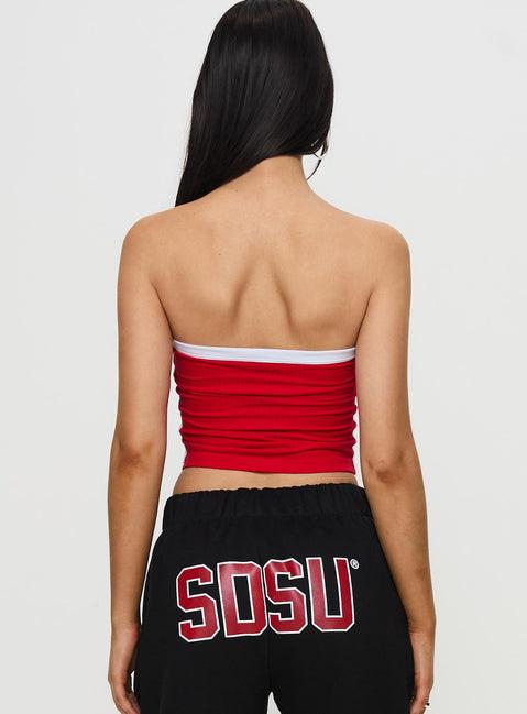 SDSU All Star Tube Top Red Product Image