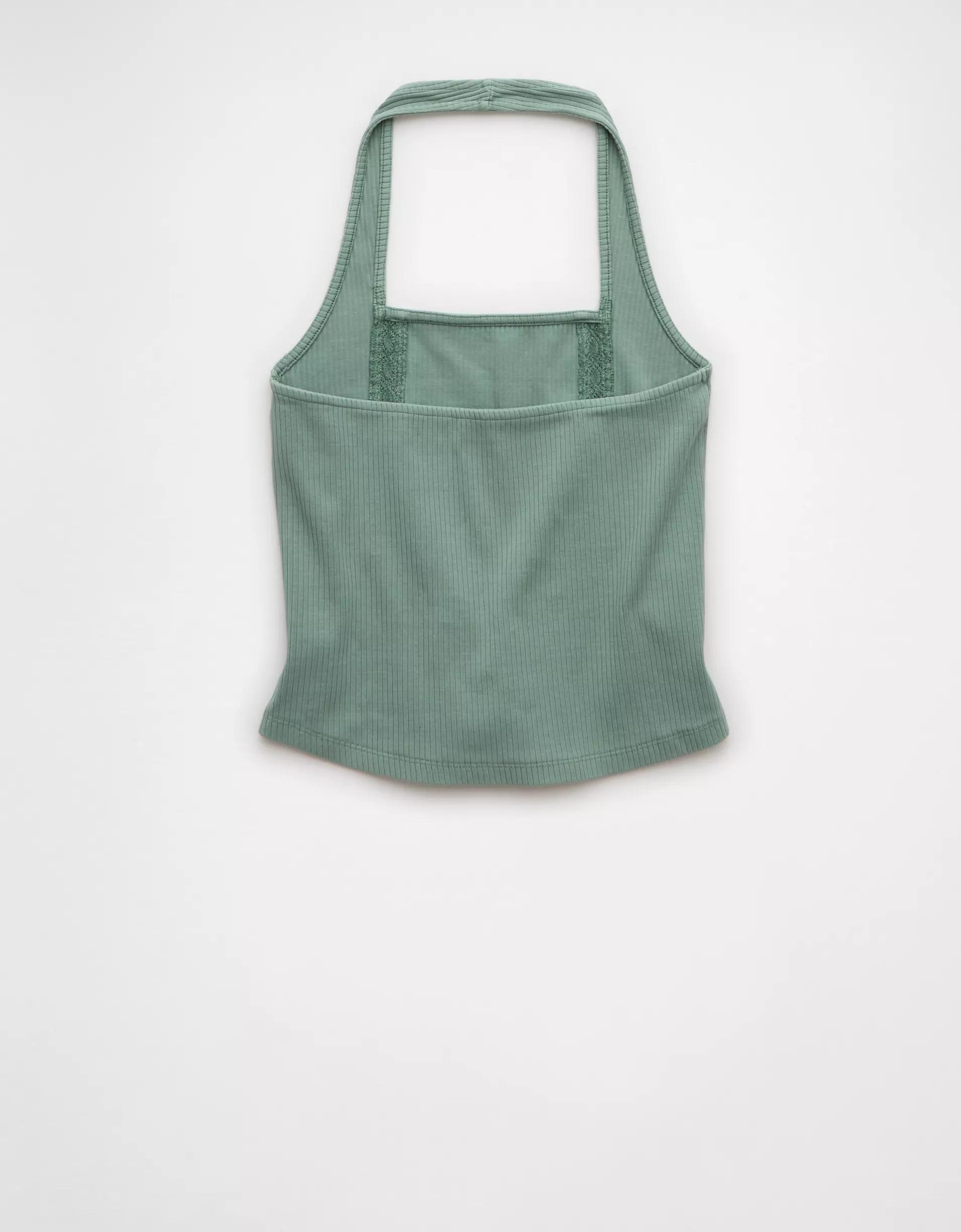 AE Lace Halter Tank Top Product Image