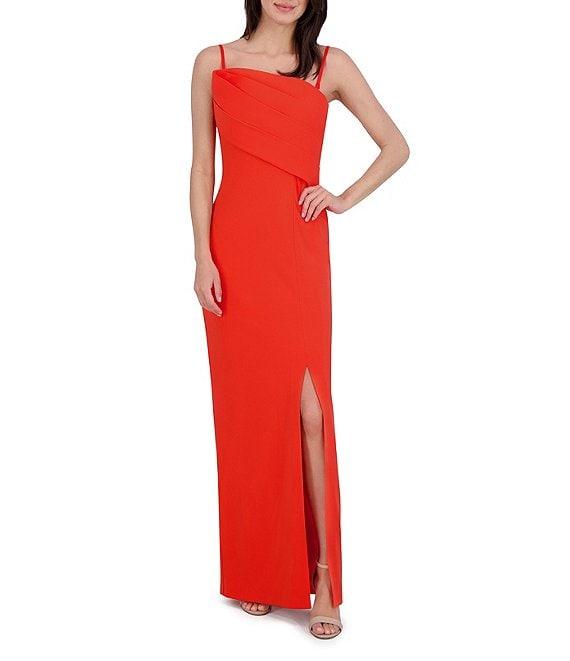 Vince Camuto Origami Draped Neck Sleeveless Ball Gown Product Image