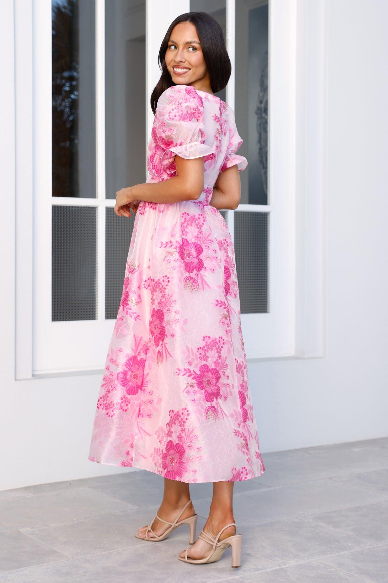 Your VIP Moment Maxi Dress Pink Product Image