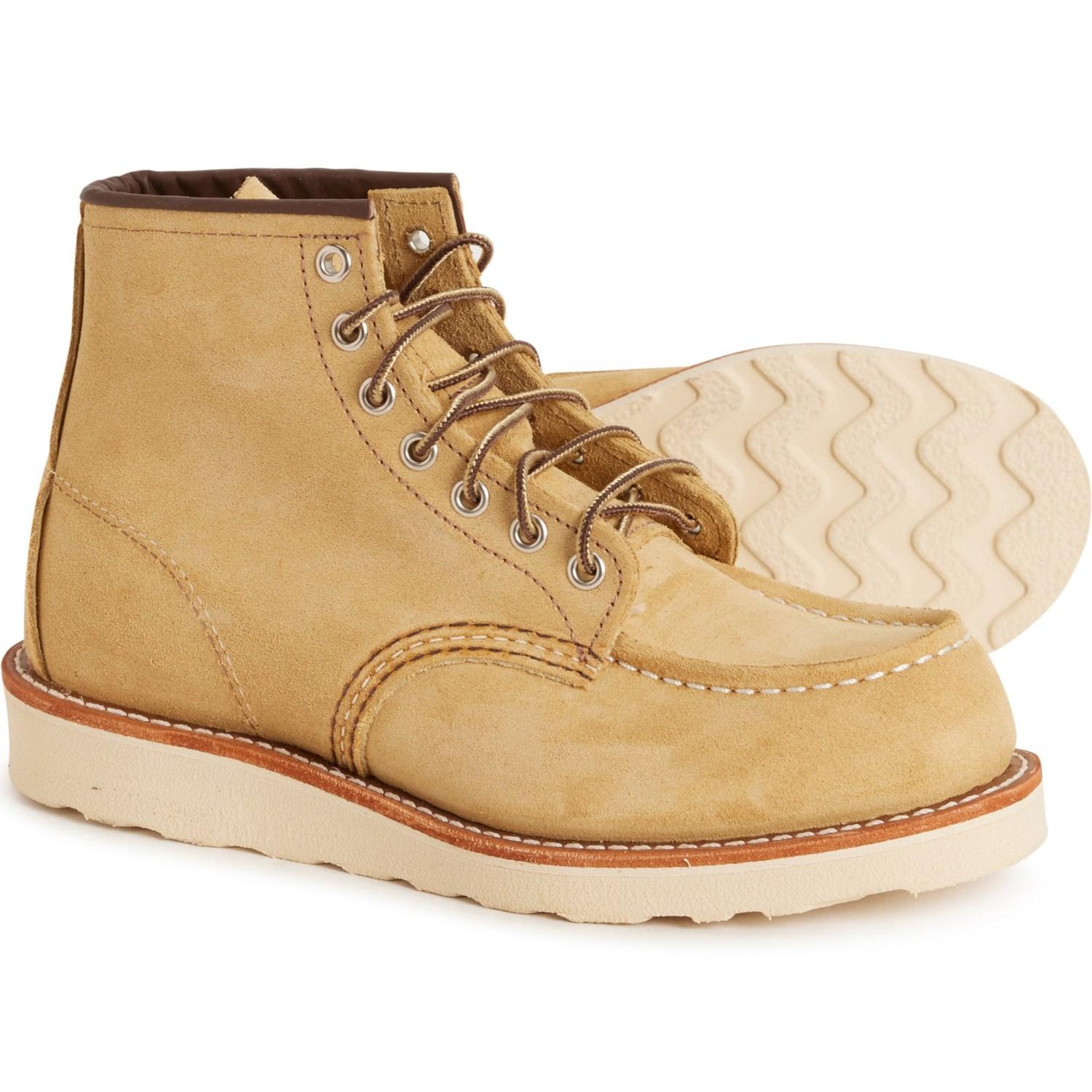 Red Wing 6” Classic Moc-Toe Boots - Leather, Factory 2nds (For Men) Product Image