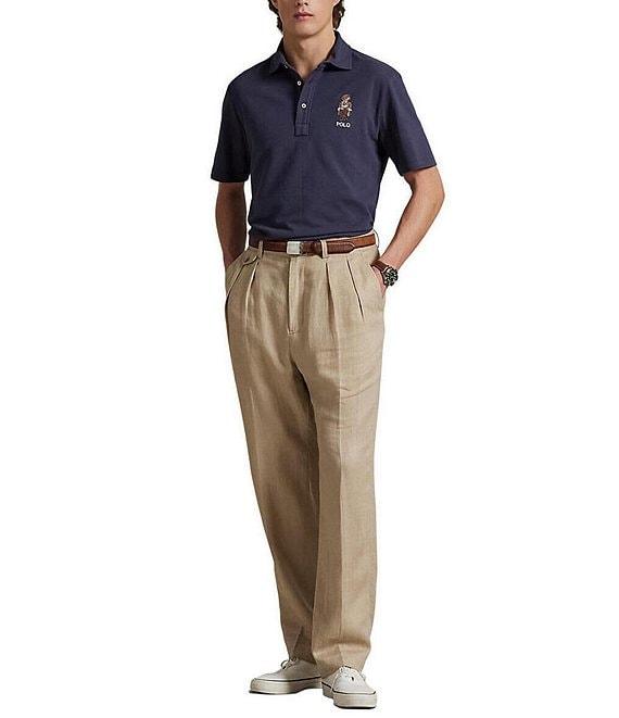 Polo Ralph Lauren Classic Fit Polo Heritage Bear Mesh Short Sleeve Polo Shirt Product Image