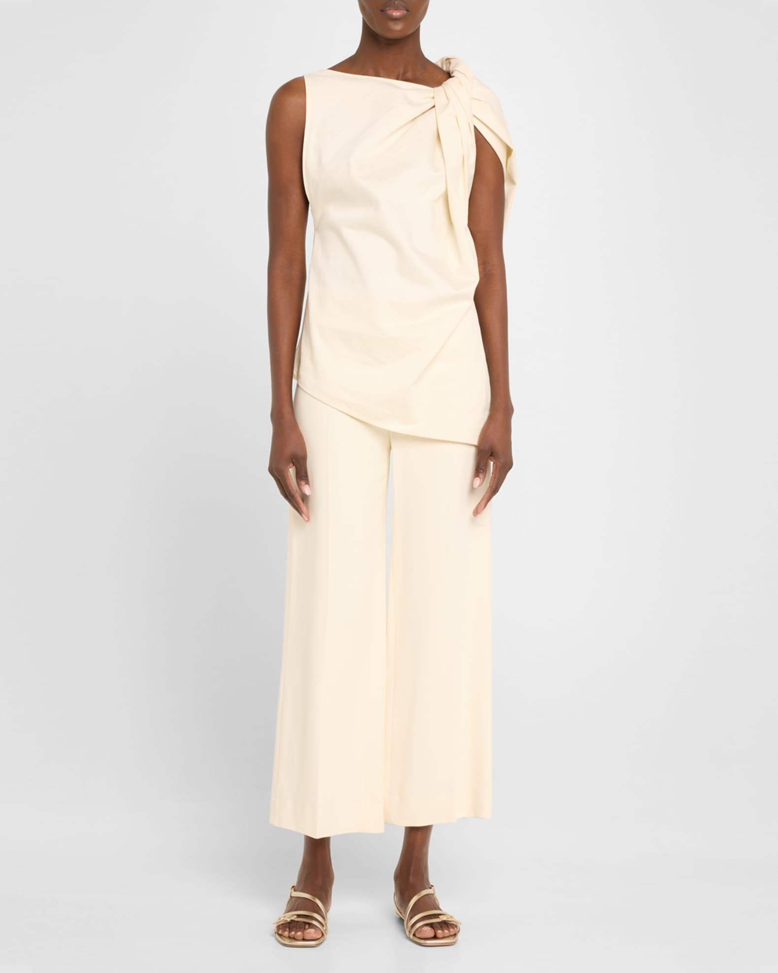 Georgie Metallic Strappy Flat Sandals Product Image