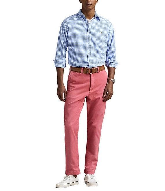 Polo Ralph Lauren Classic Fit Gingham Oxford Long Sleeve Plaid Shirt Product Image