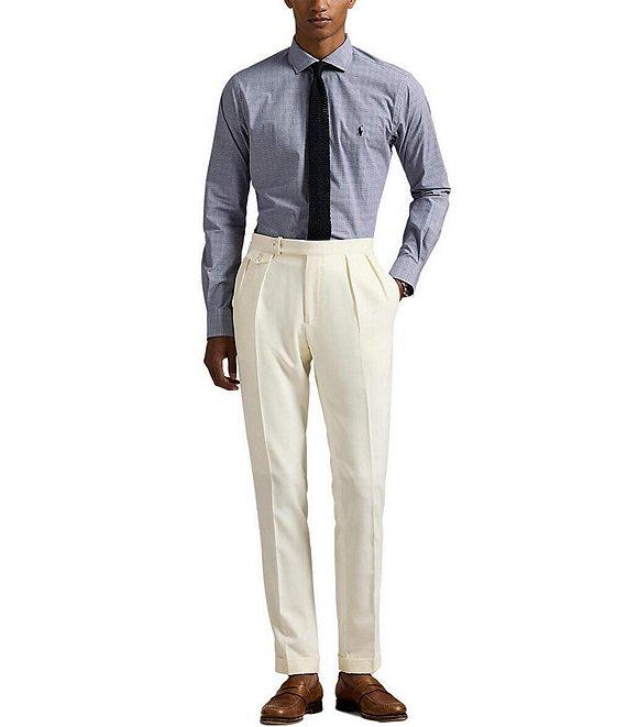 Polo Ralph Lauren Slim Fit Plaid Stretch Poplin Long Sleeve Woven Shirt Product Image