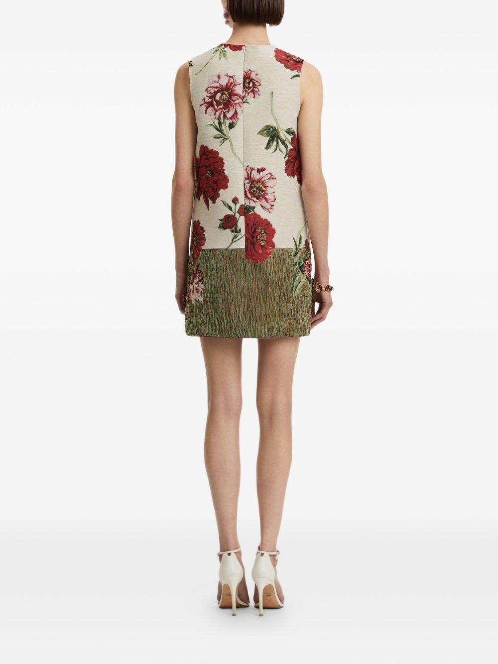 peony floral shift mini dress Product Image