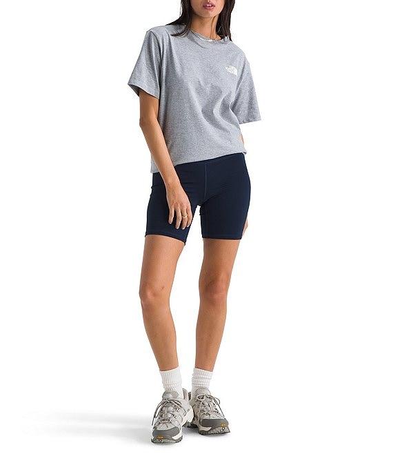 The North Face Crew Neck Rib Knit Short Sleeve Box Tee Product Image