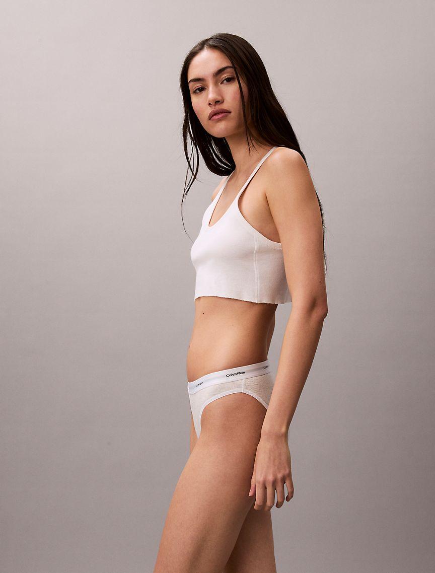 Cotton Stretch Rib Bikini Product Image