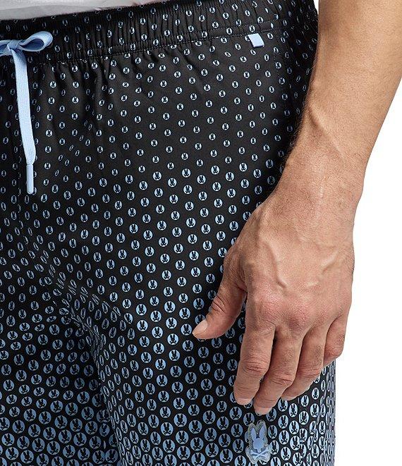 Psycho Bunny Bendigo Allover Printed 5 3/4#double; Swim Trunks Product Image