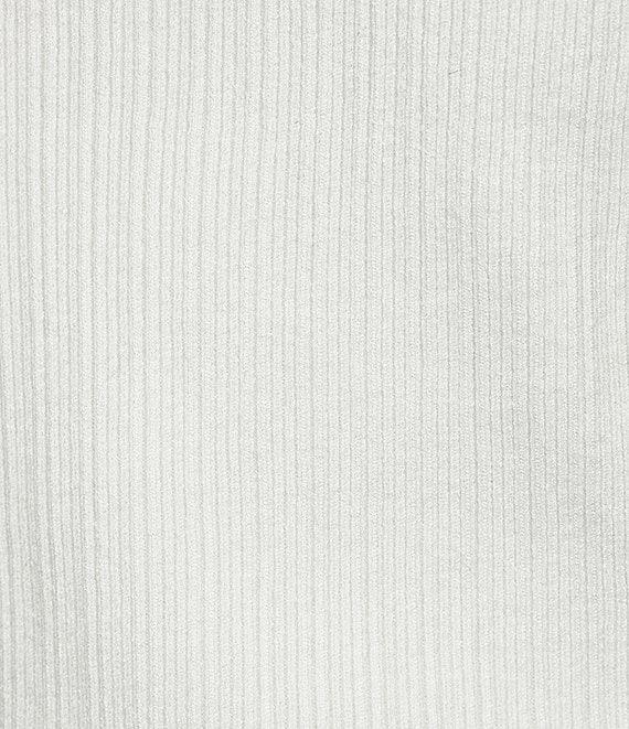 Skies Are Blue Knit V-Neck Sleeveless Contrast Trim Tank Product Image