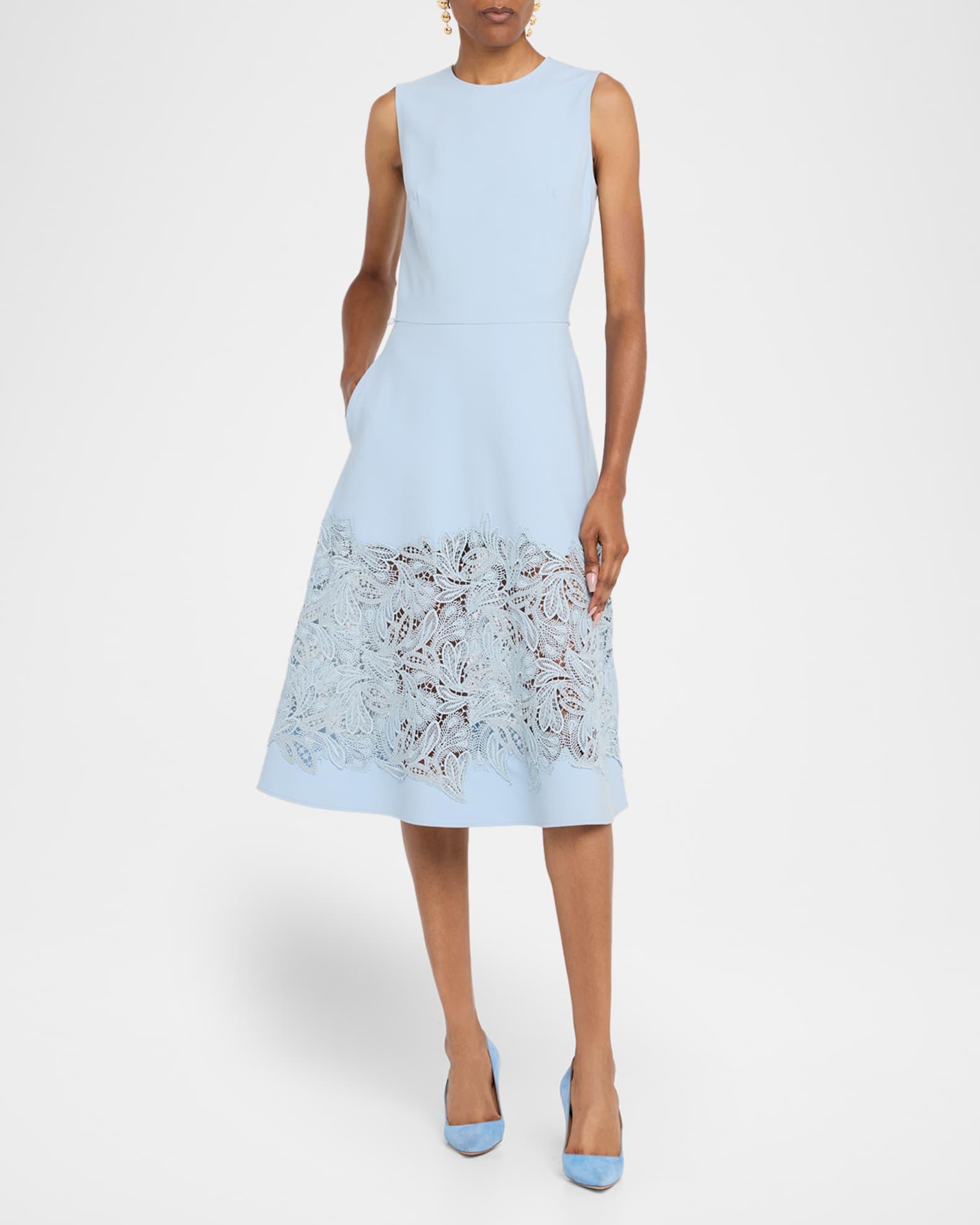 Lace Guipure Wool Day Dress Product Image