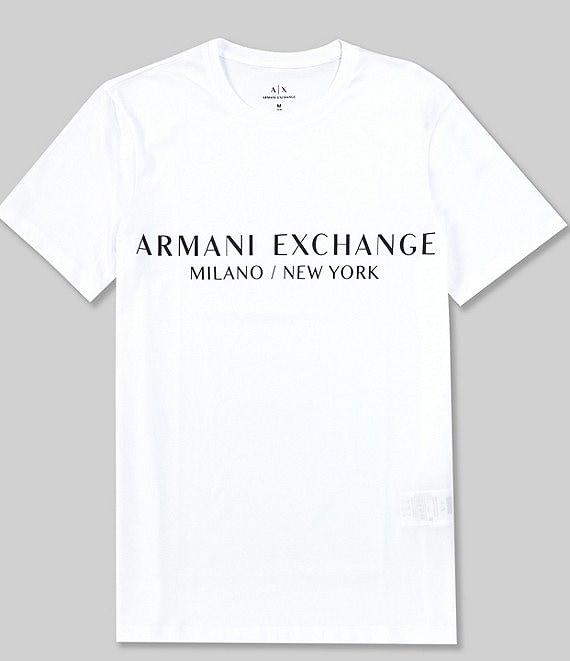 Armani Exchange Slim Fit Milano Logo Short Sleeve T-Shirt Product Image