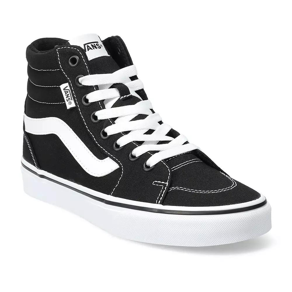 Vans® Filmore Women's High-Top Sneakers, Size: 11, Black White Product Image