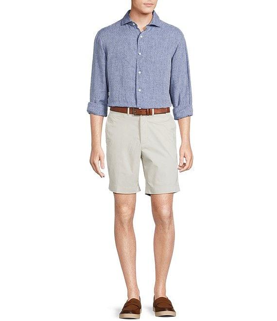 Cremieux Blue Label St. Tropez Solid Linen Long Sleeve Woven Shirt Product Image