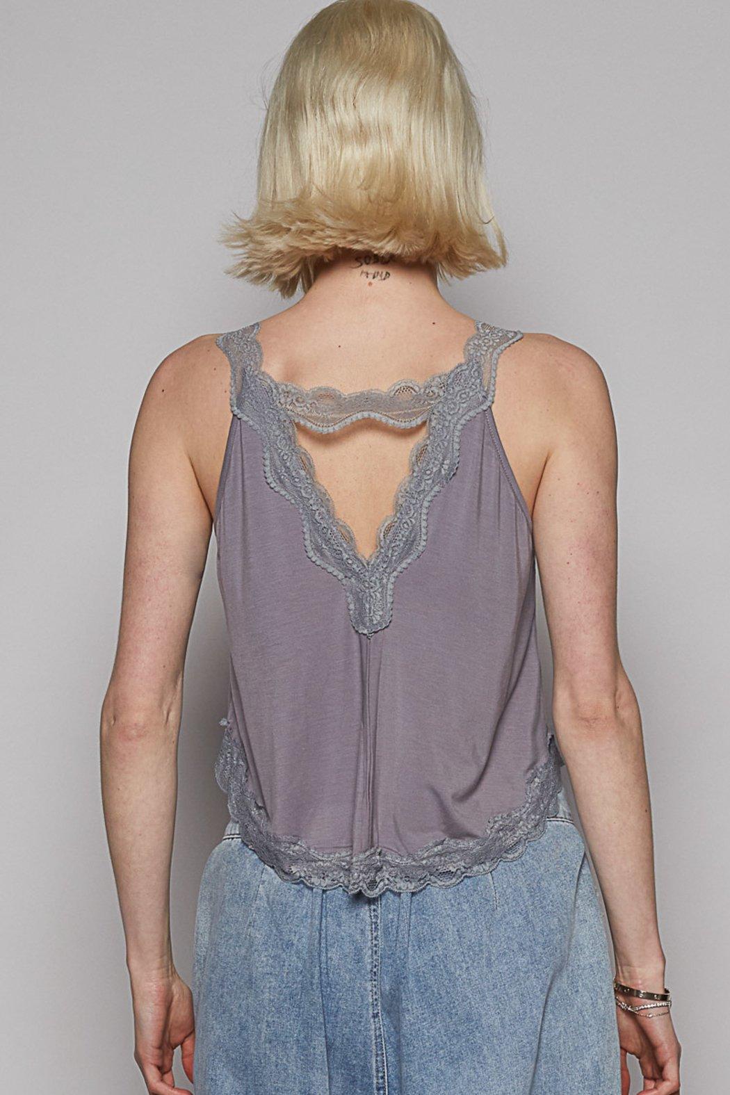 Sleeveless V Neck Top Product Image